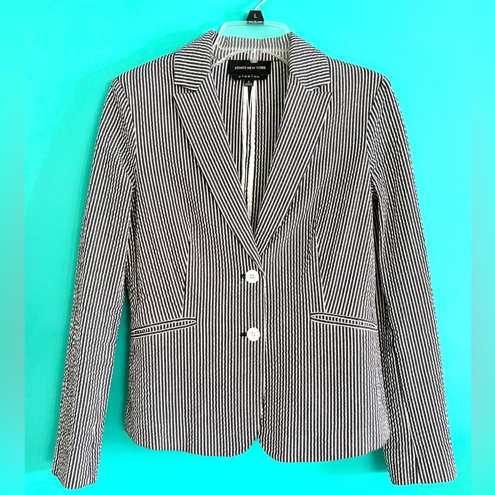 Jones NY  Cotton Stylish Women’s Blazer - Picture 11 of 13